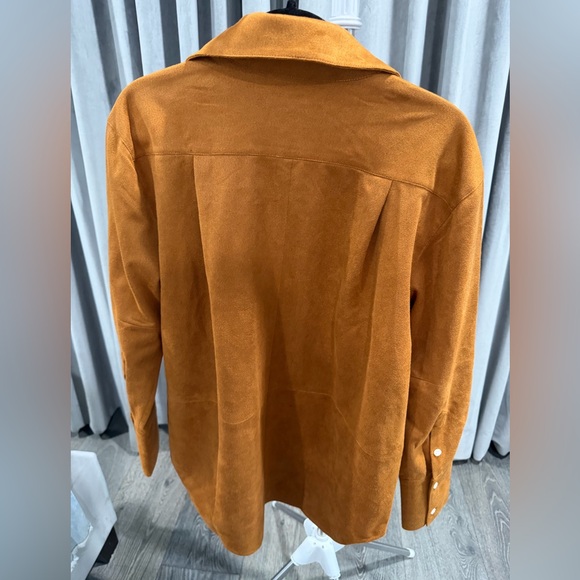 Kali Faux Suede Boyfriend shirt - Picture 3 of 3